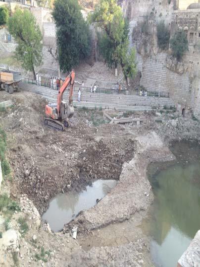 Katas Raj Restoration, Chakwal, Pakistan, November 2012: During the last six months, Bestway Cement in close collaboration with the Provincial and District Government under took the task