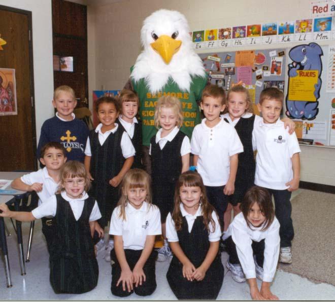 Education SEEMORE the Eagle mascot will make the program visible in your community and help
