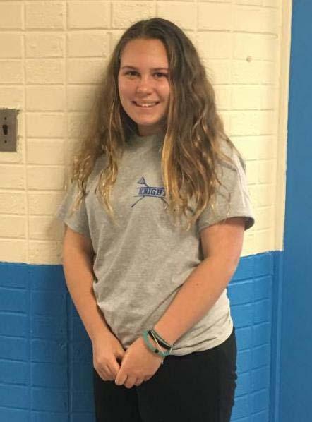 Morgan was honored for her participation in middle school field hockey and lacrosse. She is an avid swimmer and has competed on the Folcroft and Ridley YMCA swim teams since she was 4 years old.