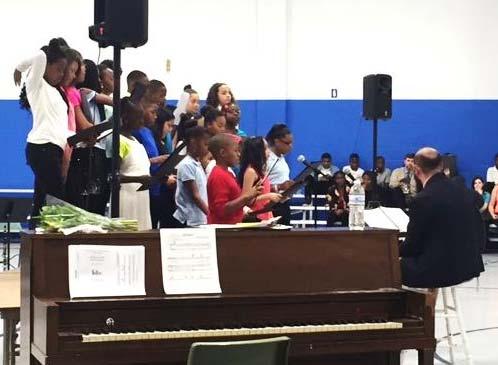 The middle school chorus preformed Yesterday and With A little Help From My Friends and the 4th grade chorus preformed Yellow Submarine and crowd favorite Twist and Shout.