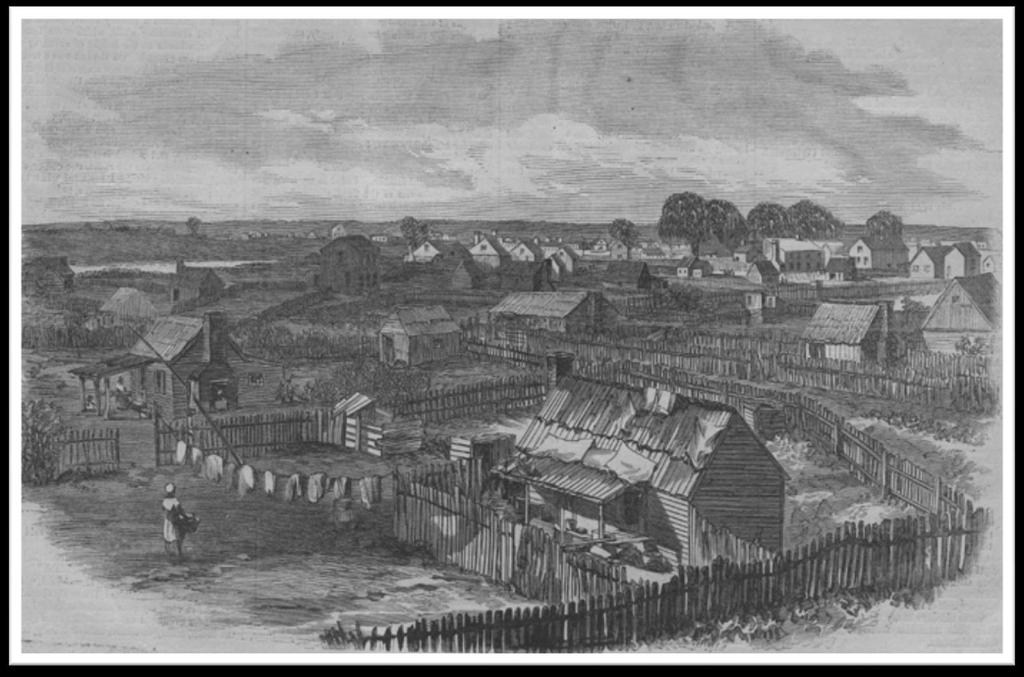 Great hope was expressed in the aftermath of the war, especially with communities such as Freedmen s Village in Hampton, Virginia.