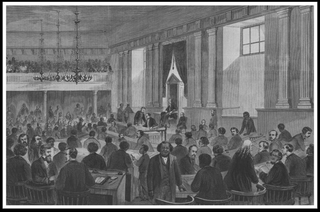 Frank Leslie s Illustrated Newspaper highlighted the unprecedented election of black delegates to the 1868 Virginia State Constitutional Convention.
