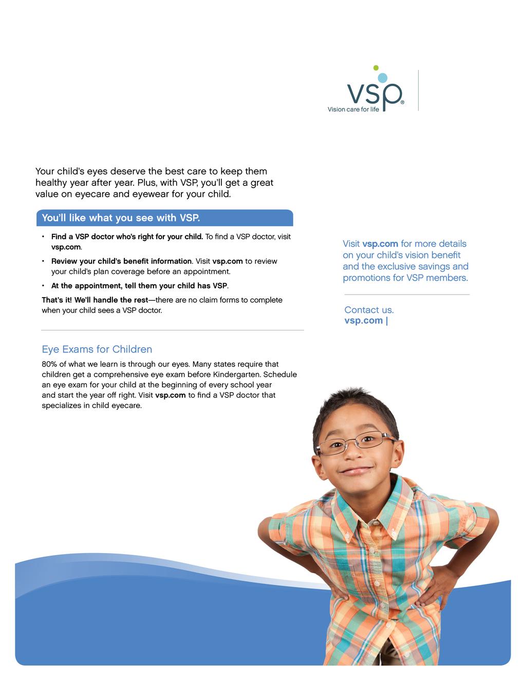 Vision Coverage for Children MDwise and VSP