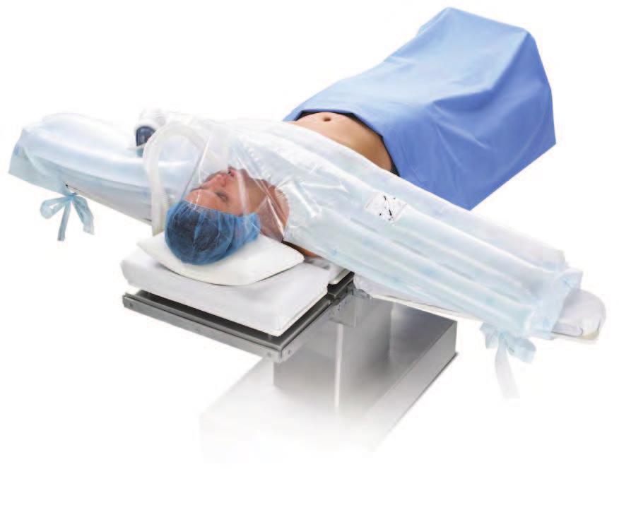 Intra-operative Blankets Upper Body Blanket Models 522 & 523 The 3M Bair Hugger upper body blanket is designed for use during surgical procedures on the lower half of the body while covering the