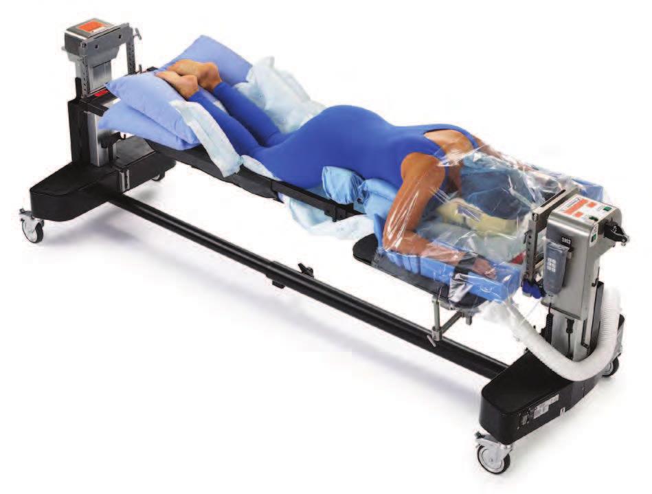 Underbody Series Spinal Underbody Blanket Model 575 The unique design of the 3M Bair Hugger spinal underbody blanket works with the open frame of the spinal surgery cradle, yet will not interfere