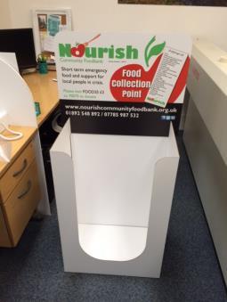Food collections Nourish provides enough food for over 28,000 meals each year you can help us by organising regular food collections Last financial year, Nourish provided enough food for 28,000 meals