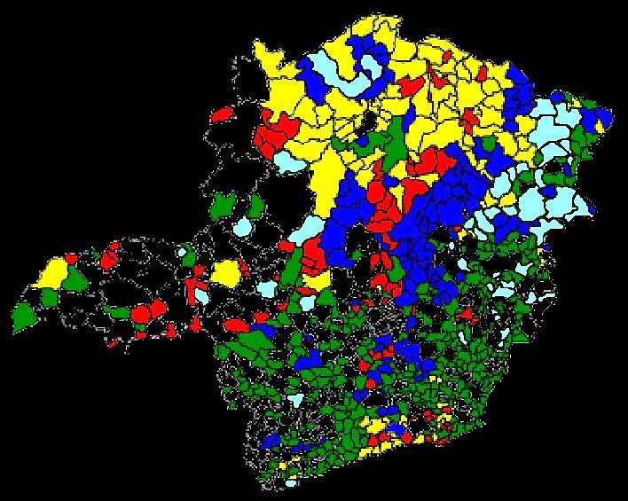 Telehealth Network of Minas Gerais Year Phase # Municipalities 2005/2006 I