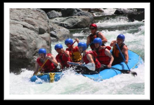 Summer Outdoor Fun Get wet outside -11 rafting trips some include a steak dinner!