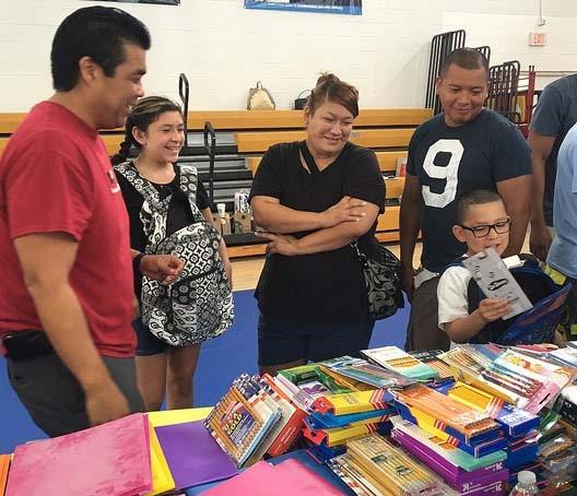 Council volunteers delivered school supplies to Navy Recruiting District Miami, Coast Guard Station Fort Lauderdale, Coast Guard Base Miami, Coast Guard Air