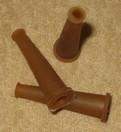 Item: 4543 Brown rubber pipe employed as protection for blue boat