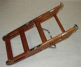Mahogany bathing ladder with spacer for Riva wooden boats.