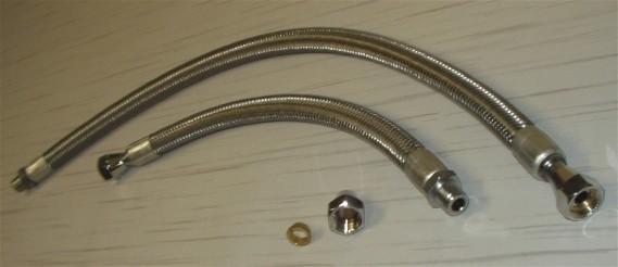 diameter Copper hose for fuel line and hydraulic steering system.