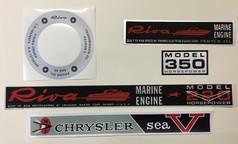 Item: 6553 Engine room self-stick labels set.
