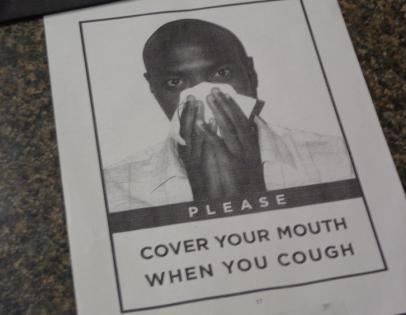 Cover Your Cough Sign 28 Require