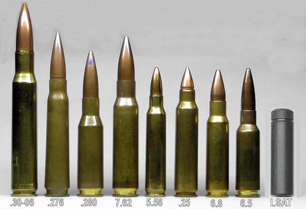 We ve Been Here Before! Assault Rifle/LMG Caliber Sweet Spot =.257 (6.5mm) -.277 (7mm).276 Pederson (.284/7.2mm) US 1932 M1 Garand Adoption.