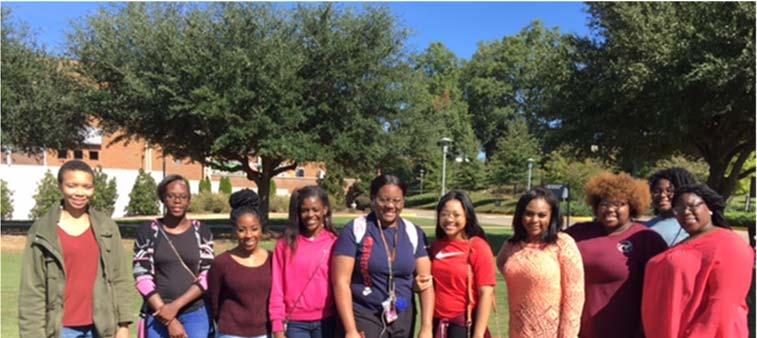 Page 4 TRiO Participants Tour Four-Year Universities On Friday, October 20, 2017 TRiO Student Support Services participants toured Auburn University Montgomery (AUM).