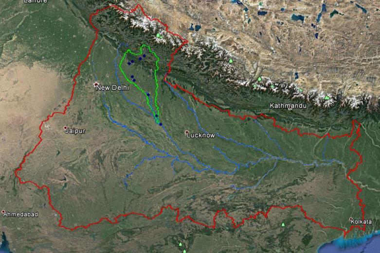 Case Study 1. Water/Energy Nexus and Security Ganga Basin River Ganga c 2500 kms Basin: 907,000 sq.