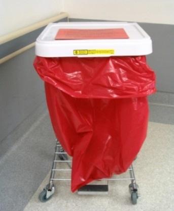 Chemotherapy Waste Disposal Containers (RED Bins) Soft-Sided Waste Container
