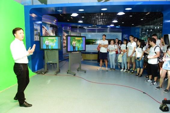 Students visited sewage treatment plants, power plants, and the Bureau of Meteorology,