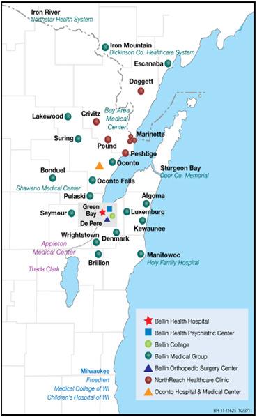 Bellin Medical Group, a 93-member primary care group with 34 clinic sites and proven excellence in disease management and wellness care.