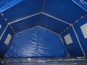 This tent fits perfectly for purposes such as emergency relief shelter, medical