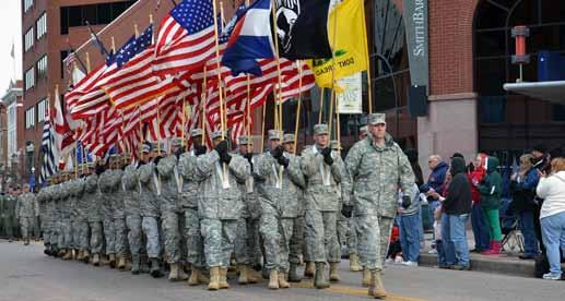 It is an honor to lead such a patriot formation as we marched downtown, but is a much greater honor for a commander to be included in such a magnificent formation of heroes.