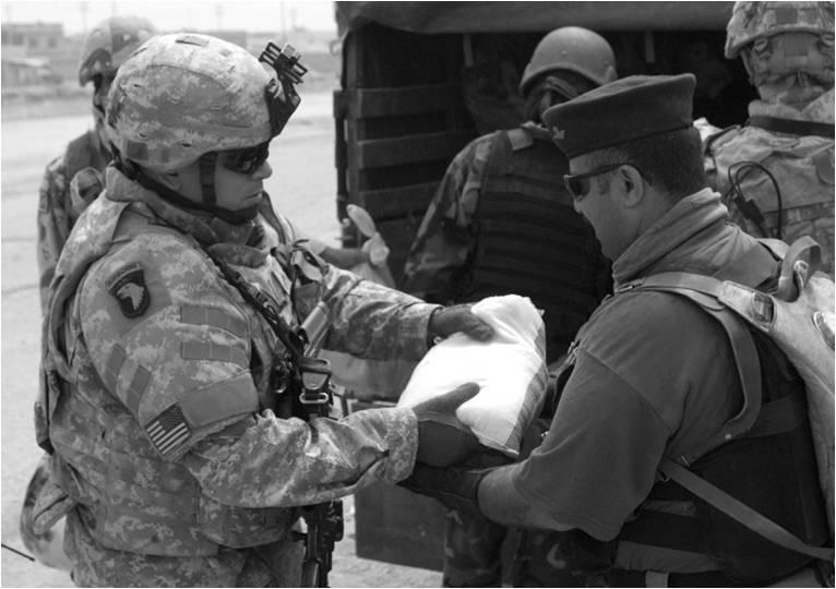Figure 2-6 documents an example of readiness posture imagery as Soldiers prepare for a Joint Readiness Training Exercise rotation. SIGNIFICANT OPERATIONS IMAGERY Figure 2-6.