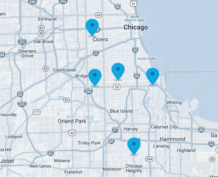 Chicago Emergency Room Visits Five JenCare Senior Medical Centers in the Chicago region averaged 317 ER visits per thousand patients in 2015.