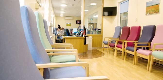 A warm welcome from our new discharge suite NGH now has a new discharge suite, providing a more comfortable area where patients who are ready to leave hospital can safely await their transport home.