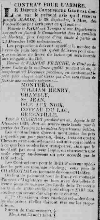 Invitation Newspapers Example Journal La Minerve Thursday, September 2, 1830 Title Place, date and closing time