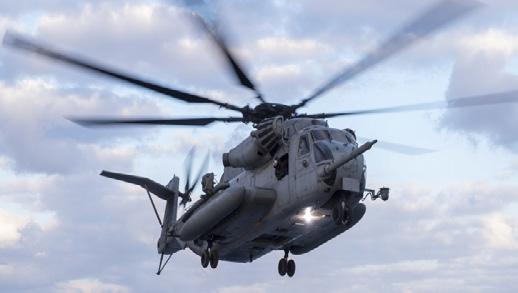 radius: 125 nautical miles CH-53E Super Stallion Heavy-lift assault