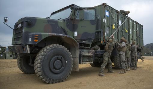 31st MEU ASSETS Logistics Combat Element Medium Tactical Vehicle Replacement