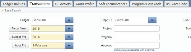 To find campus journals: 1. Click the Transactions tab Finding Campus Journals in InfoPorte 2.