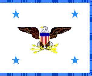 28 AFI34-1201 4 OCTOBER 2006 displays the eagle, shield, and arrows from the Seal of the Department of Defense. The flag is trimmed on three edges with a fringe of medium blue, 2½ inches wide.
