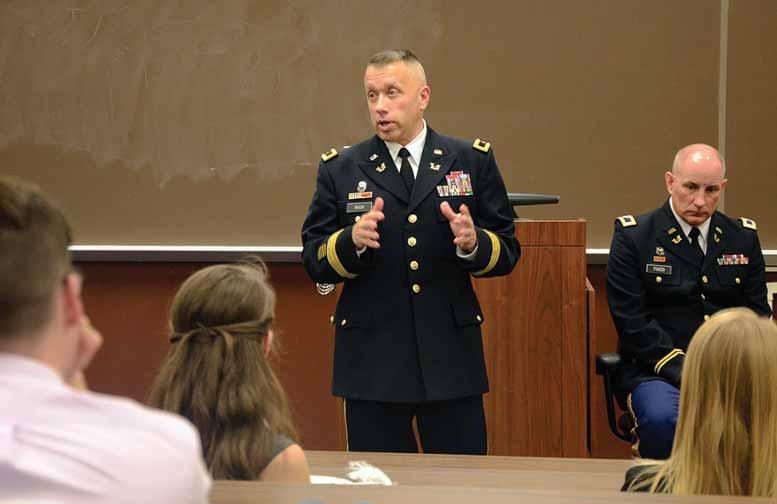 Photos by DEMETRIA MOSLEY You re always a Soldier first, explains chief judge of the Army court of criminal appeals, Brig. Gen.