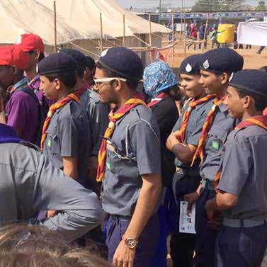 Bharat Scouts & Guides (BS&G). Over 1,000 overseas participants and guests joined the adventure.