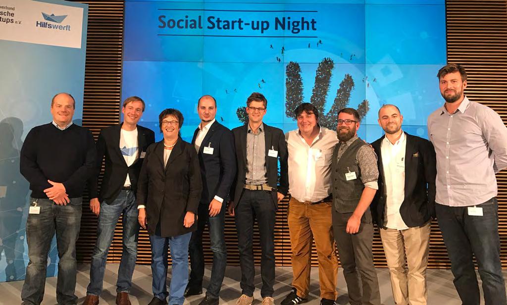 Hilfswerft in action: Curation of the Social Start-up Night at the Federal Ministry