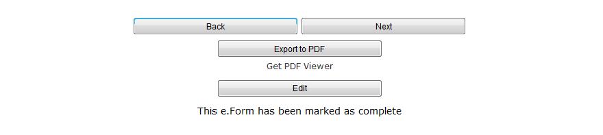 Exporting to PDF Project Applicants can obtain a hard copy of the Applicant Profile using the "Export to PDF" button located at the bottom of the Submission Summary screen under the navigation