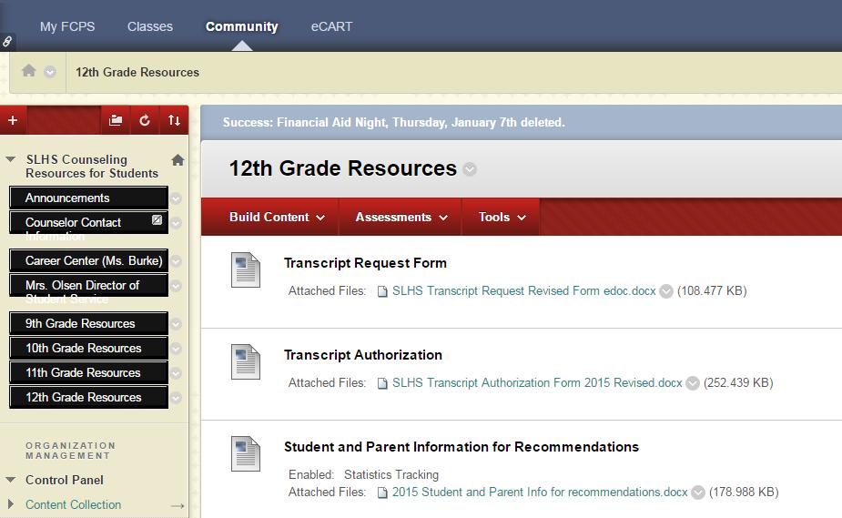 You can now find all forms on Blackboard