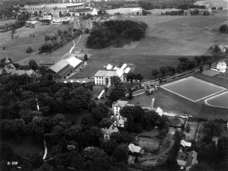 Aerial View of University (1927) This 1927 aerial photo of UVM captures some of the early growth the University saw.