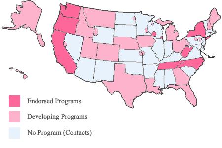 org *As of January 2014 9 Mature Programs Endorsed Programs Regionally Endorsed Program Developing Programs No Program (Contacts) Programs That Do Not Conform to POLST Requirements National POLST