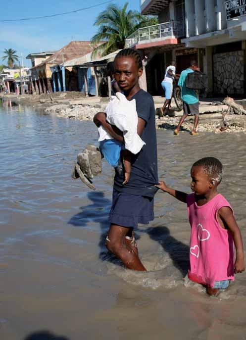 HAITI The 2008 hurricane season in Haiti was highly intense, with three major tropical storms (Ike, Gustav and Hannah) hitting the country within two months.