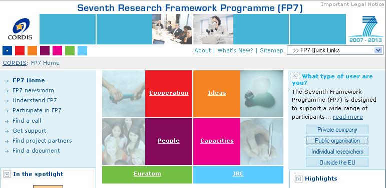 FP7: Framework Program