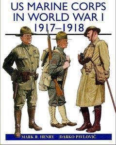 In 1917 during World War I, the Marines in France wore olive
