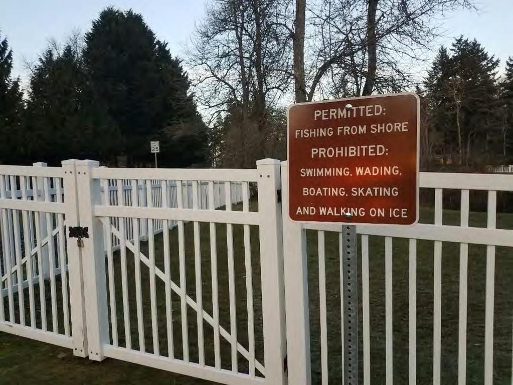 McChord Field Housing Carter Lake will soon be totally enclosed Did you know Residents are expected to remind other family members that Carter Lake is off limits because: You take a risk