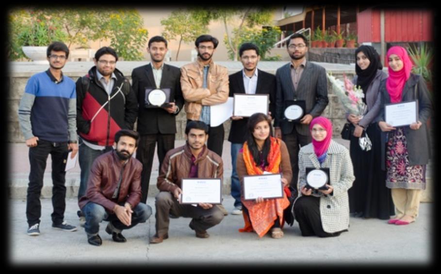 Most promising WIE Affinity Group Award-IEEE WIE UET Taxila 5) Best Blog Writing Award- Fatima Rizwan IEEE Islamabad Section AGM 2015 IEEE & WIE UET Taxila won 3 awards at