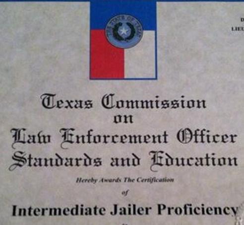 INTERMEDIATE CORRECTIONS OFFICER Jan 10-12 24 Intermediate Spanish for LE and Corrections TCOLE # 2109 $100 Other Intermediate
