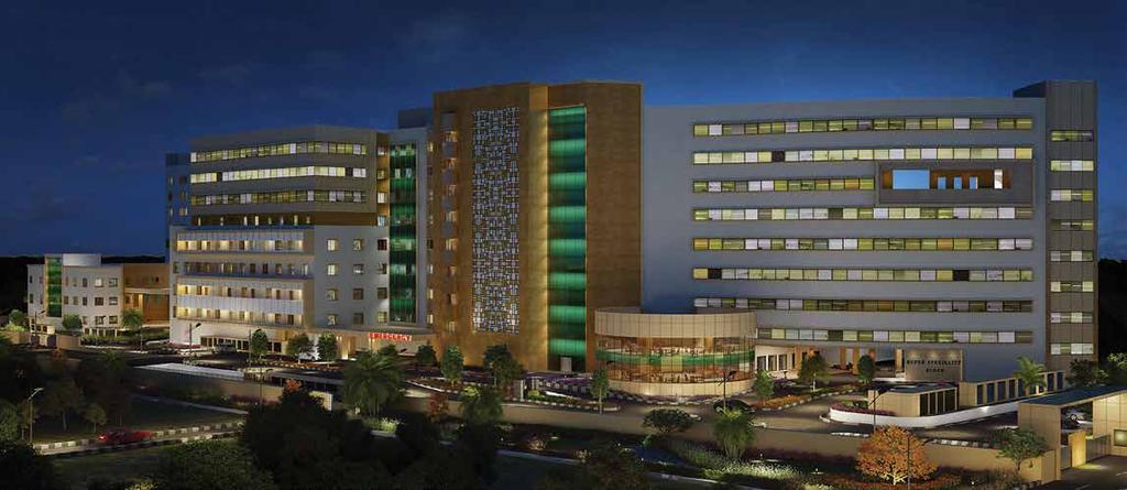 Super Specialty Block Safdarjung Hospital New Delhi Hospital Elevation HSCC Type of Contract : Item rate contract with design Built-up Area : 112000 sq.m No.