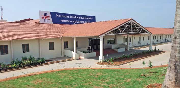 200 Bed Narayana Hrudayalaya Hospital Mysore Hospital Building 6 Operation Theatres General ward with