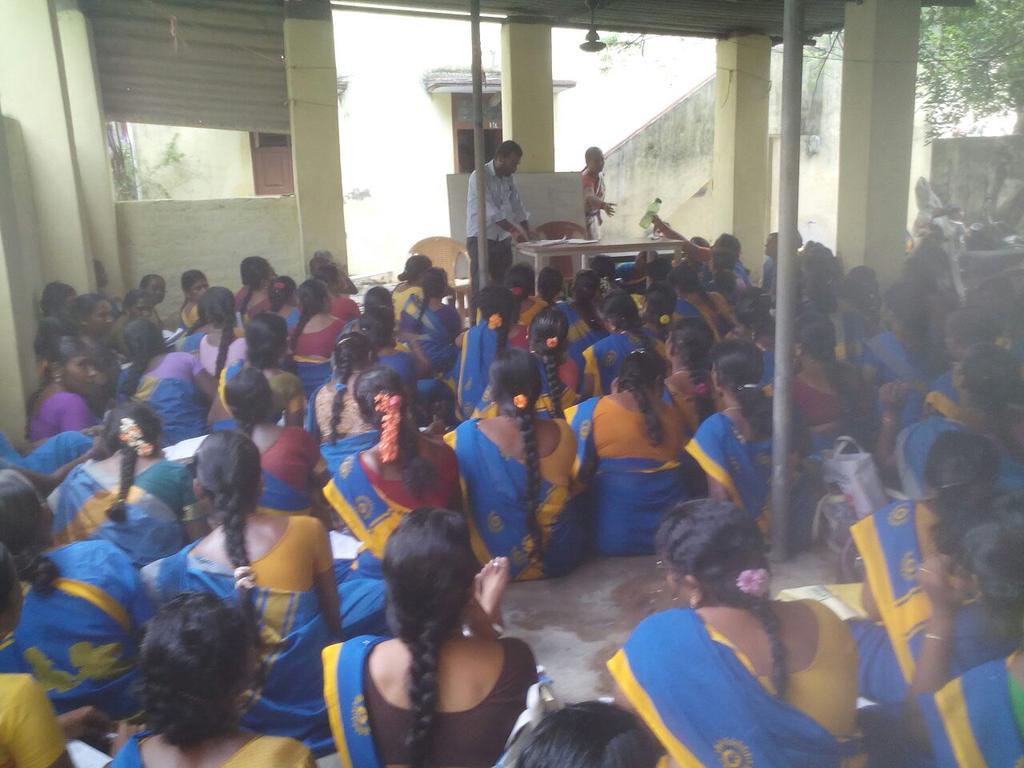 CARITAS-UDHAYAM E CO DRR PROJECT: We have conducted the MCH Training program to SHG members in that we covered the topics like Govt Schemes 108, 104, CM Insurance Schemes, Food & Nutrition,